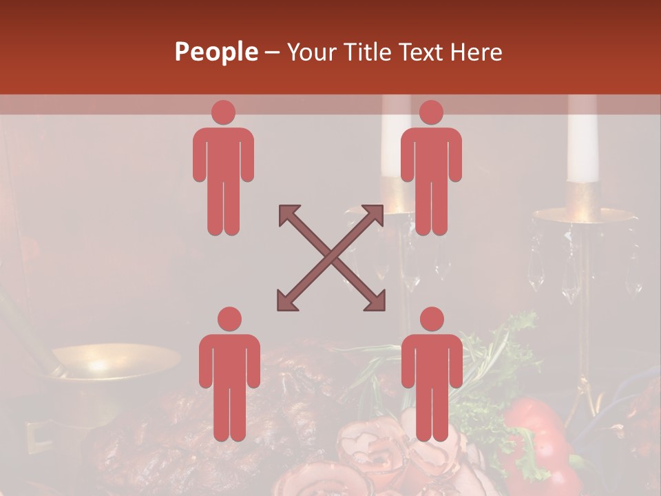 Holiday Meat Vegetable PowerPoint Template