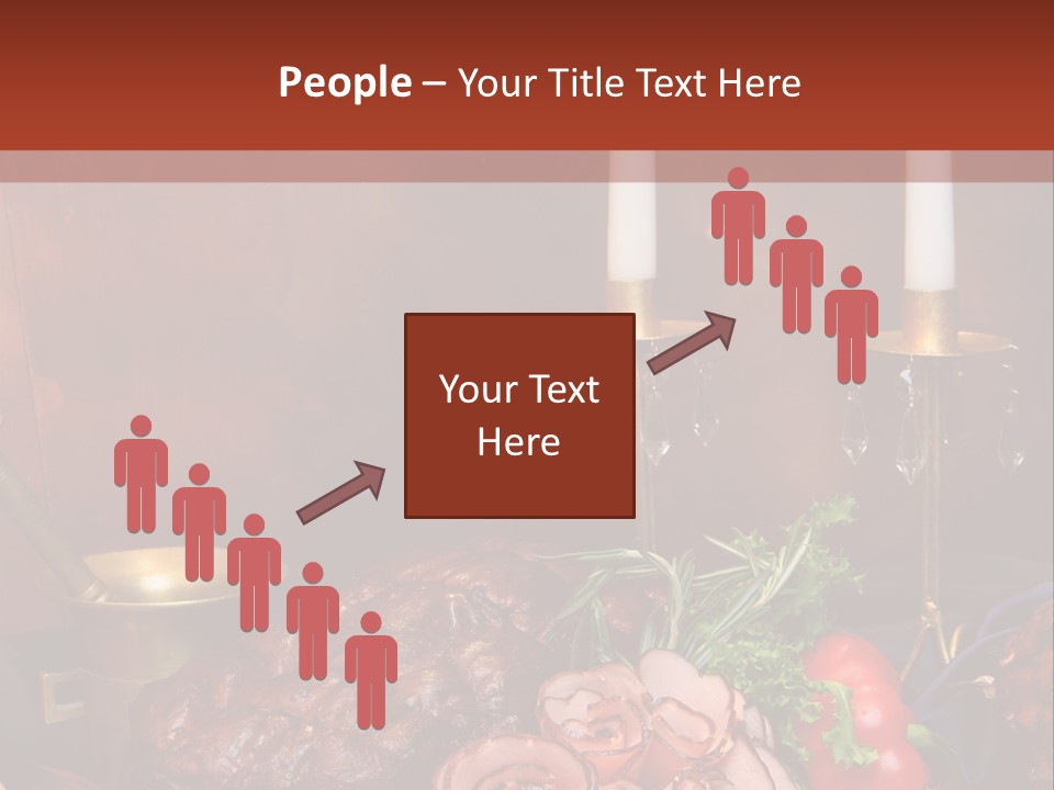 Holiday Meat Vegetable PowerPoint Template