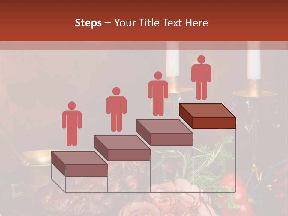 Holiday Meat Vegetable PowerPoint Template