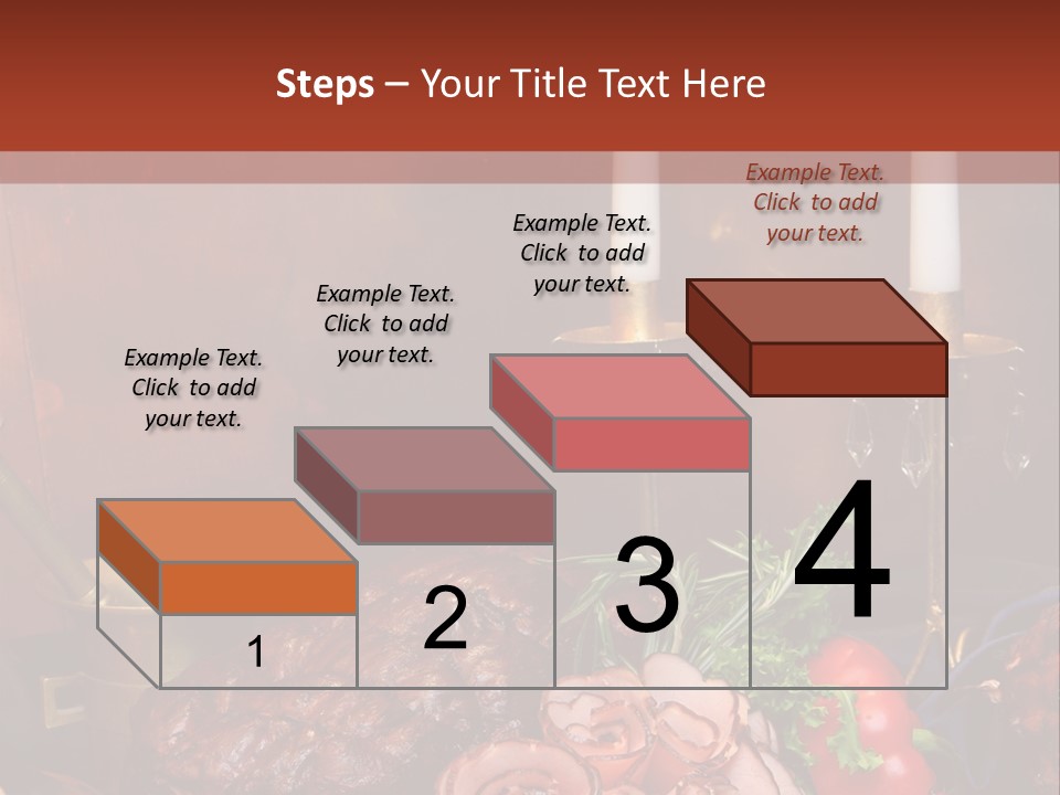 Holiday Meat Vegetable PowerPoint Template