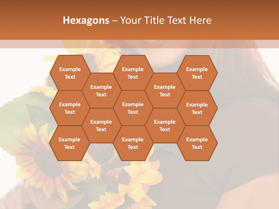 Background Bouquet Happy PowerPoint Template