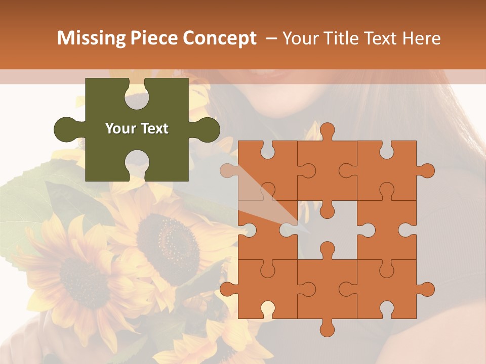 Background Bouquet Happy PowerPoint Template