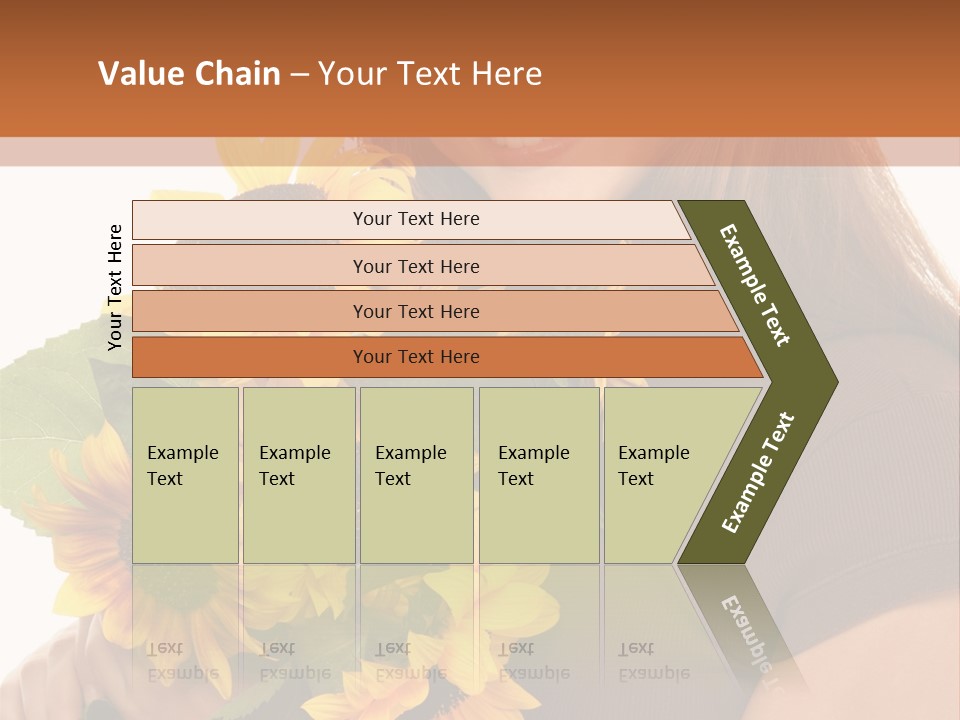 Background Bouquet Happy PowerPoint Template