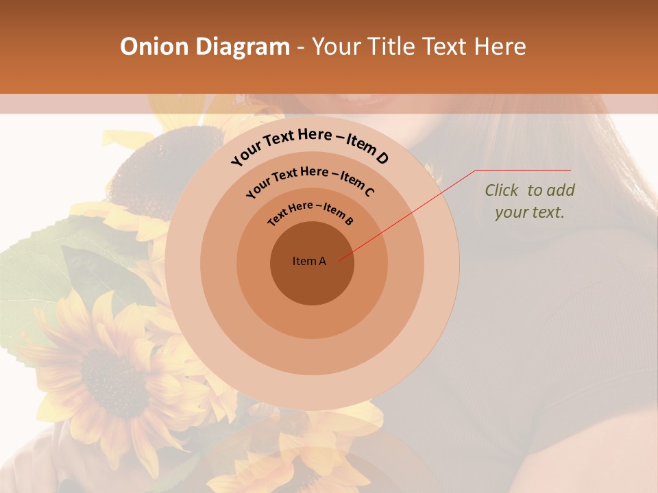 Background Bouquet Happy PowerPoint Template