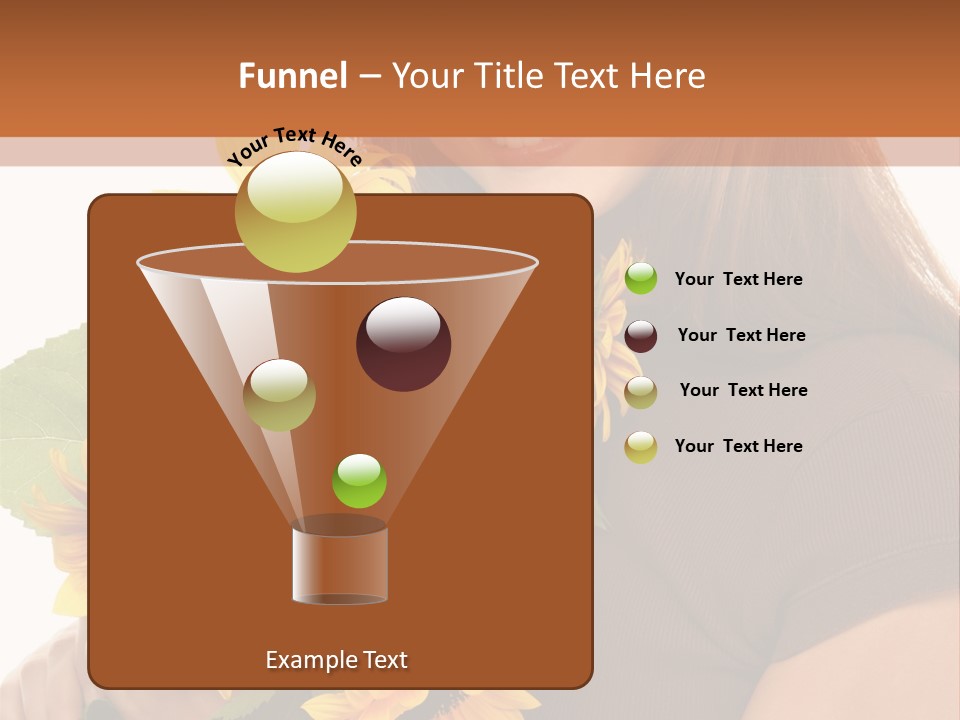 Background Bouquet Happy PowerPoint Template