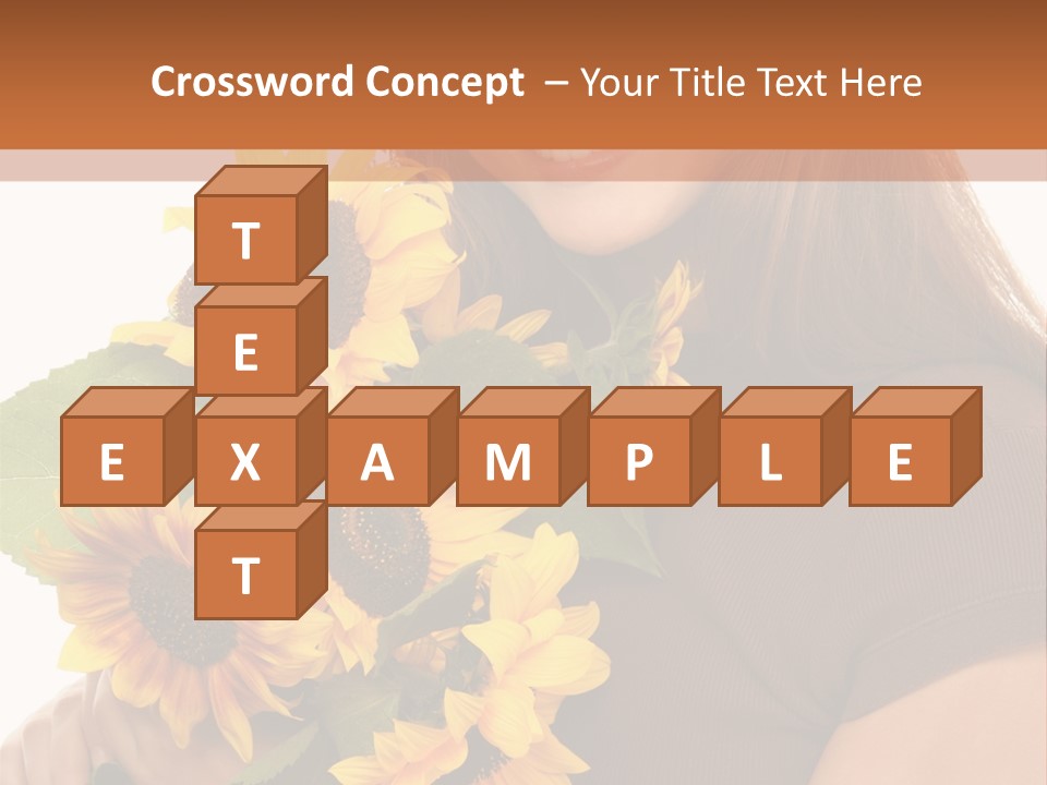 Background Bouquet Happy PowerPoint Template