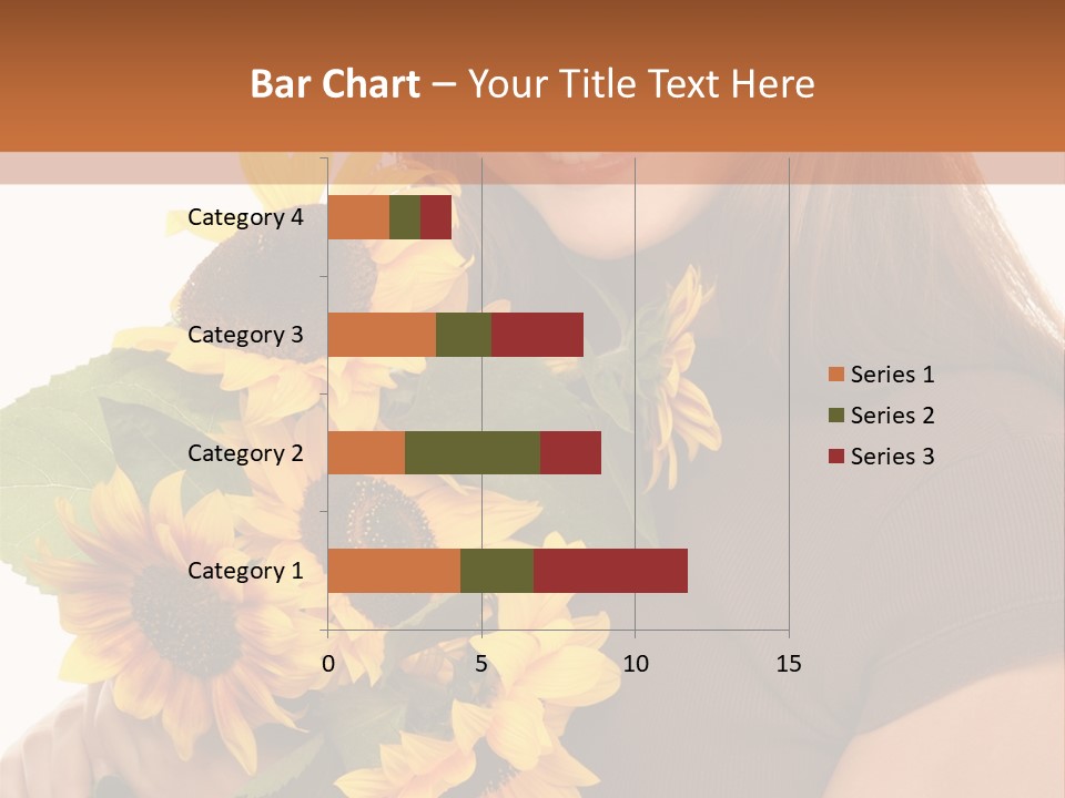 Background Bouquet Happy PowerPoint Template
