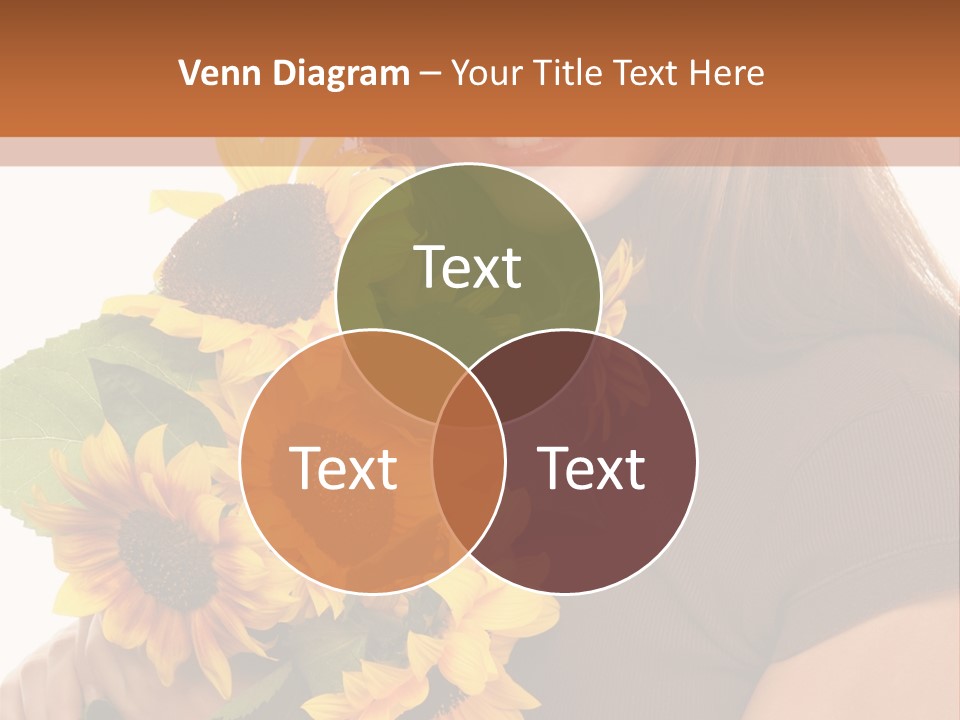 Background Bouquet Happy PowerPoint Template