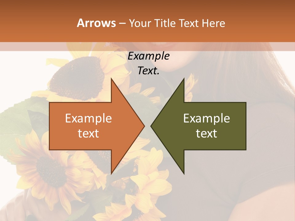 Background Bouquet Happy PowerPoint Template