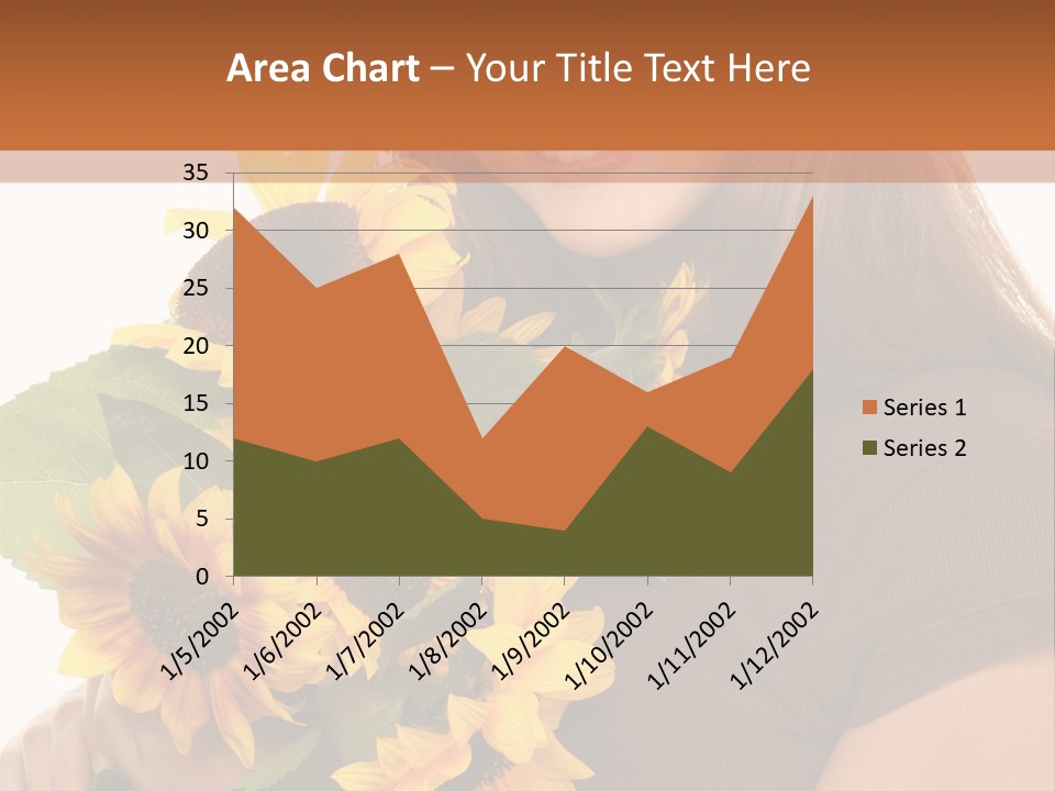 Background Bouquet Happy PowerPoint Template