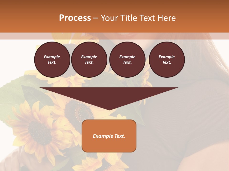Background Bouquet Happy PowerPoint Template