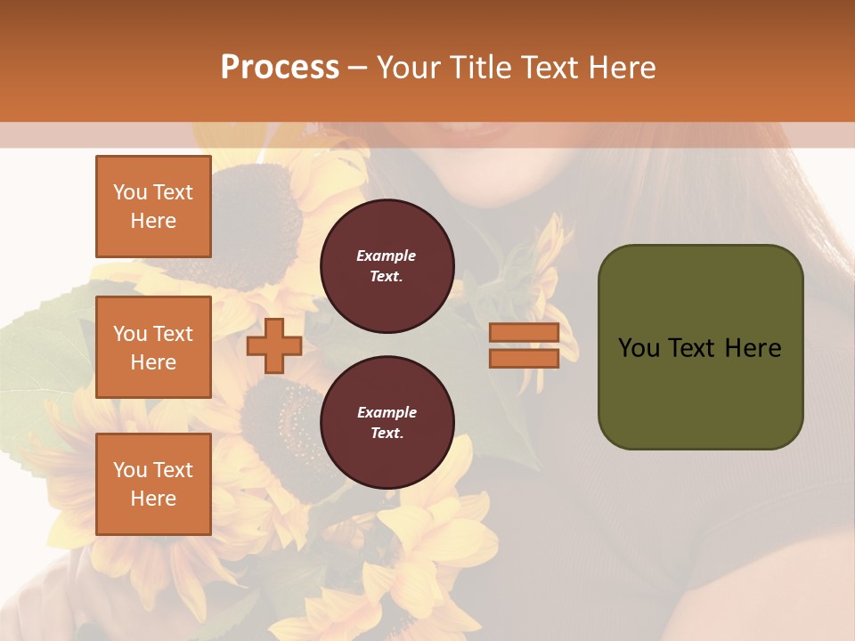 Background Bouquet Happy PowerPoint Template
