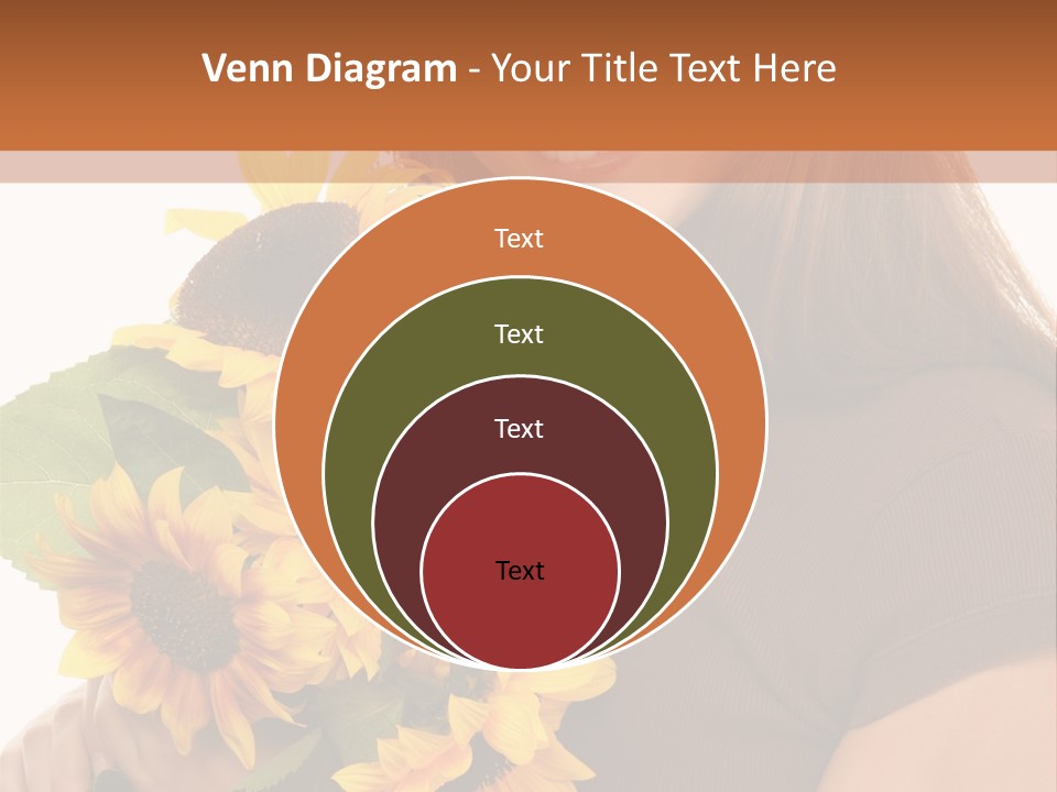 Background Bouquet Happy PowerPoint Template
