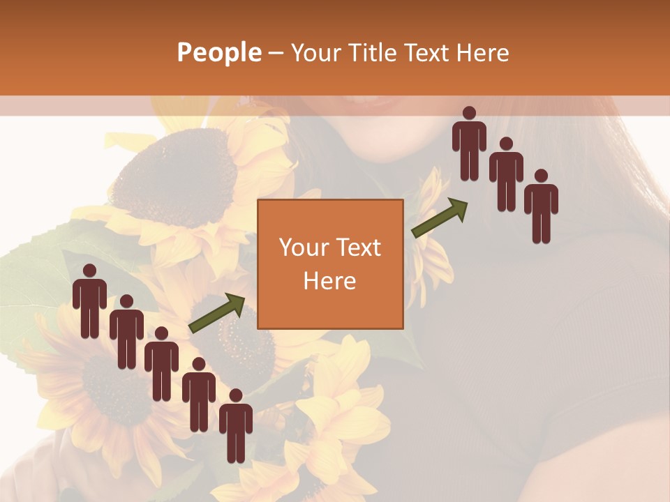 Background Bouquet Happy PowerPoint Template