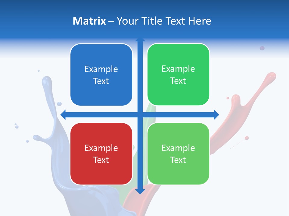 Green Isolated White Background PowerPoint Template