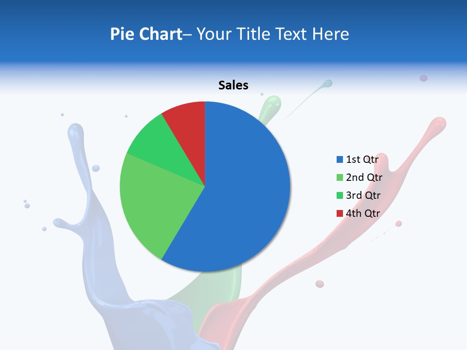 Green Isolated White Background PowerPoint Template