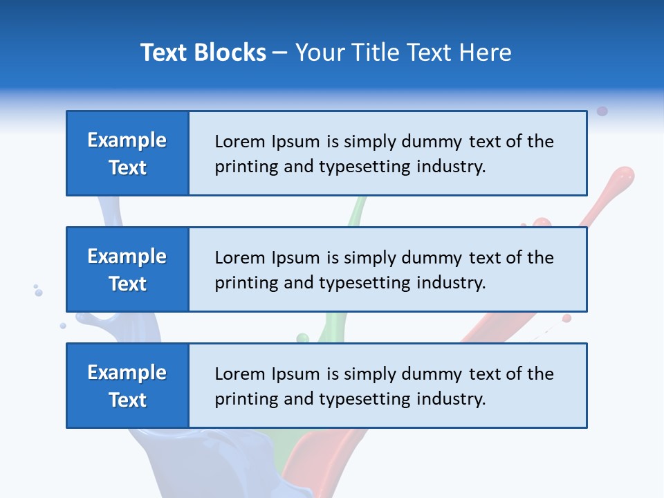 Green Isolated White Background PowerPoint Template