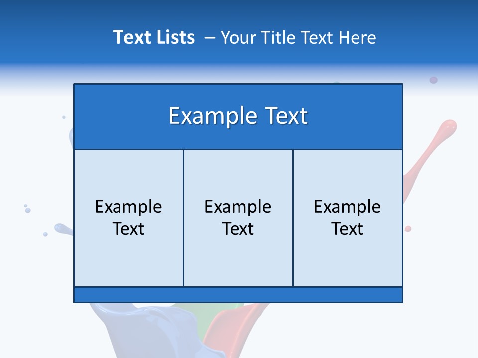 Green Isolated White Background PowerPoint Template