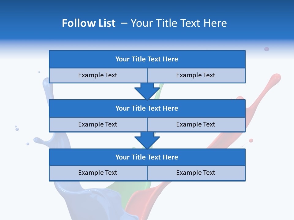 Green Isolated White Background PowerPoint Template