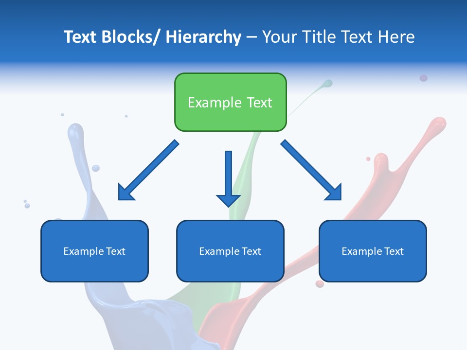 Green Isolated White Background PowerPoint Template