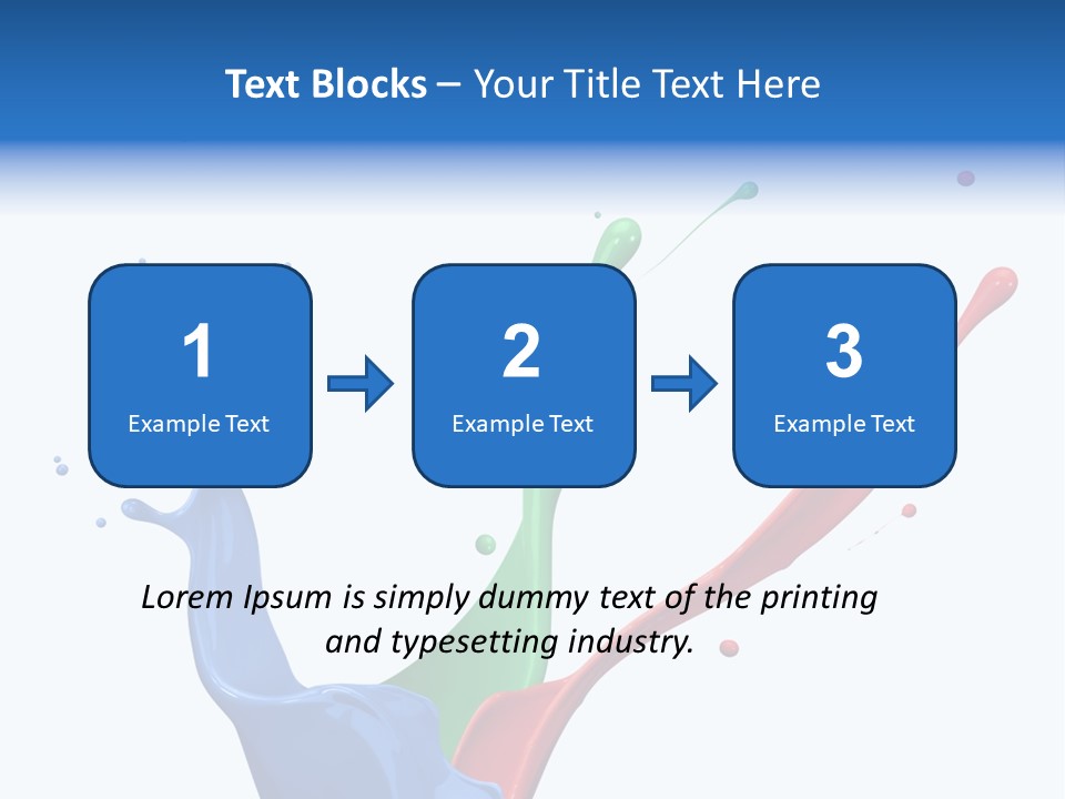 Green Isolated White Background PowerPoint Template