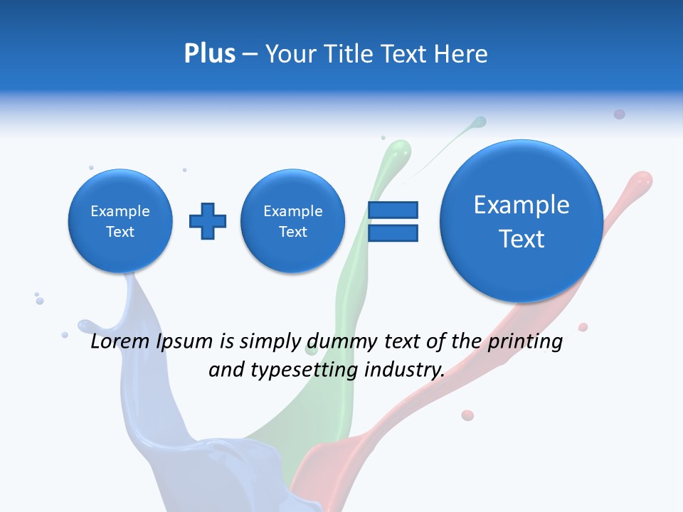 Green Isolated White Background PowerPoint Template