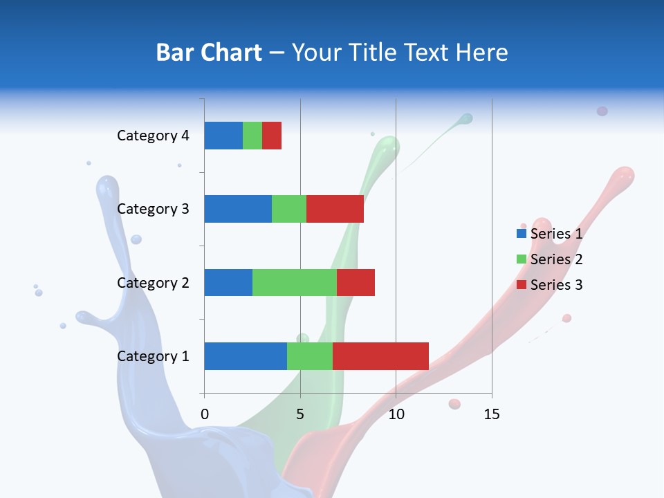 Green Isolated White Background PowerPoint Template