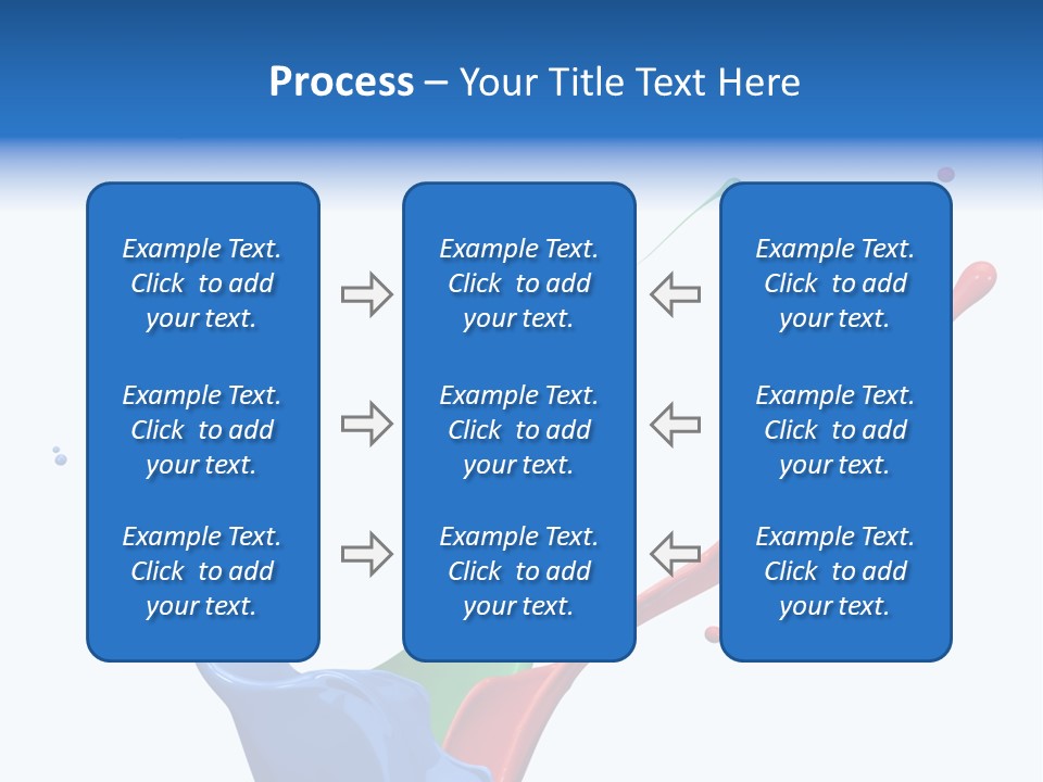 Green Isolated White Background PowerPoint Template