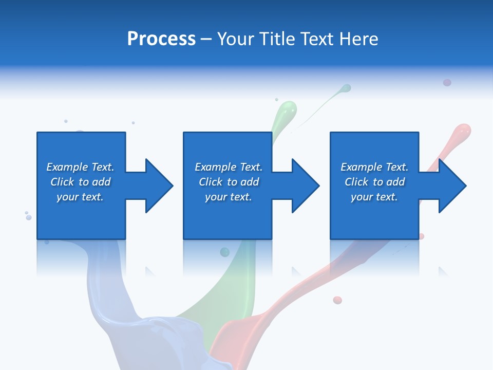Green Isolated White Background PowerPoint Template