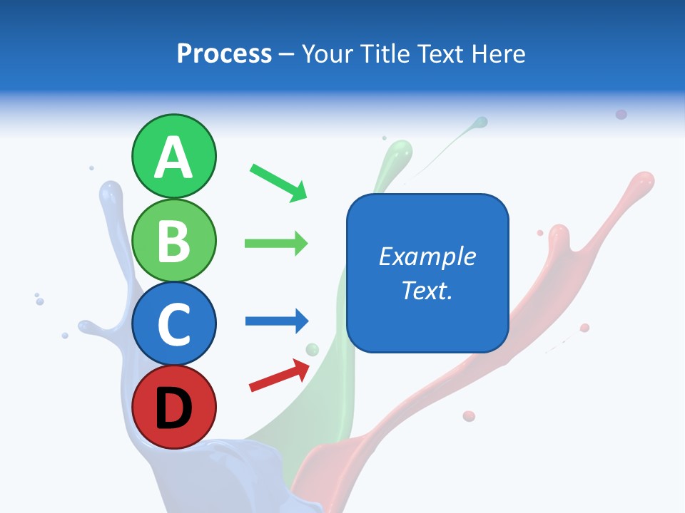 Green Isolated White Background PowerPoint Template