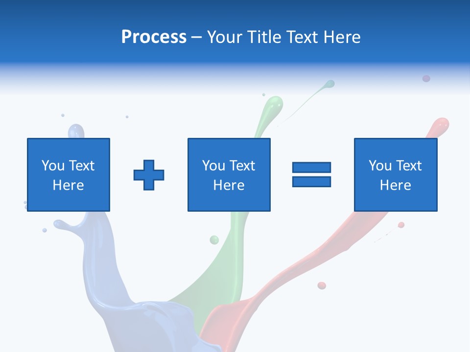 Green Isolated White Background PowerPoint Template