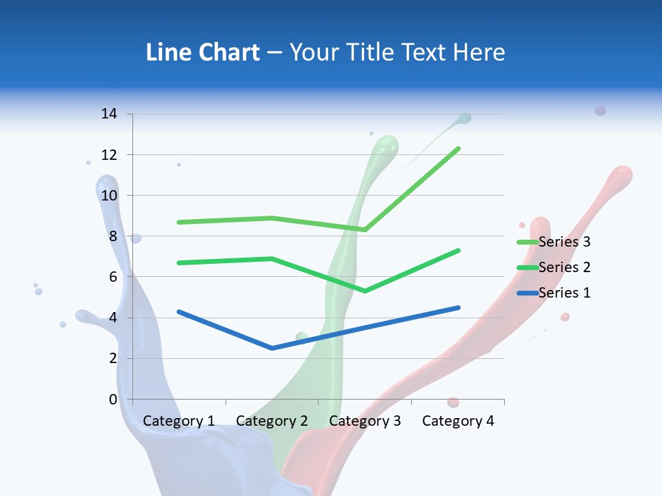 Green Isolated White Background PowerPoint Template