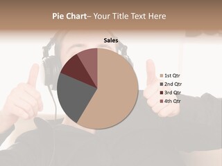 Hearing Enjoying Fun PowerPoint Template