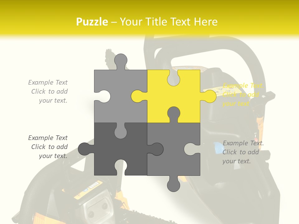 Equipment Lumberjack Sharp PowerPoint Template