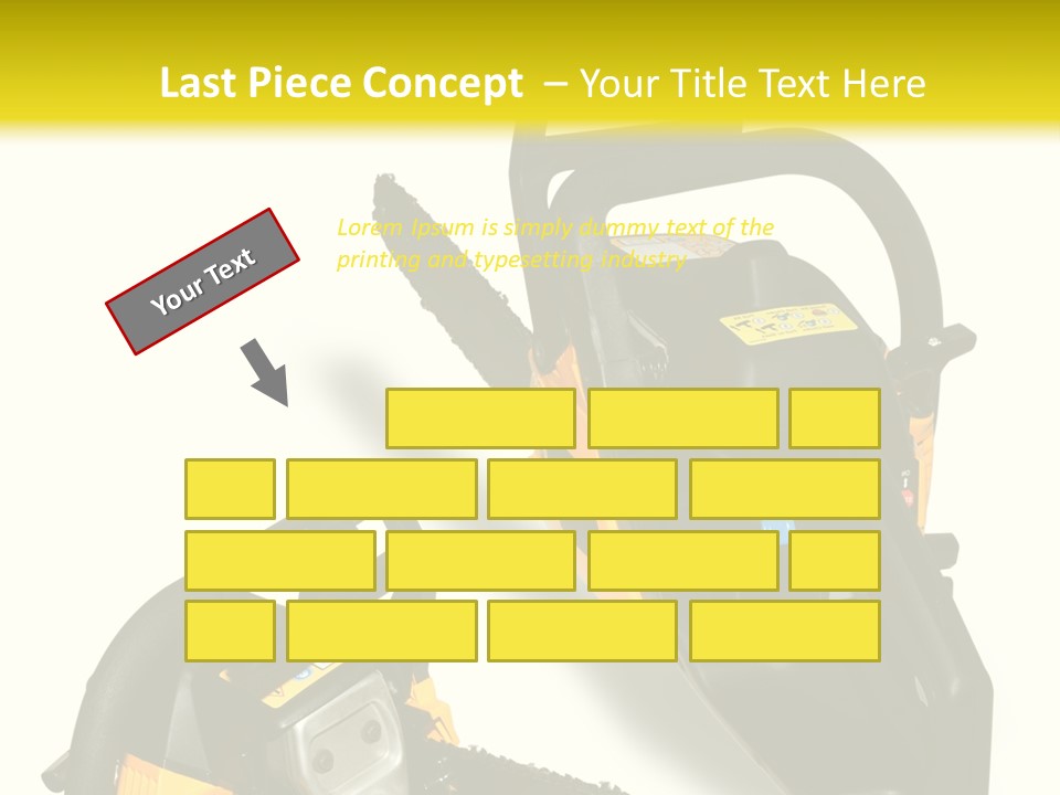 Equipment Lumberjack Sharp PowerPoint Template