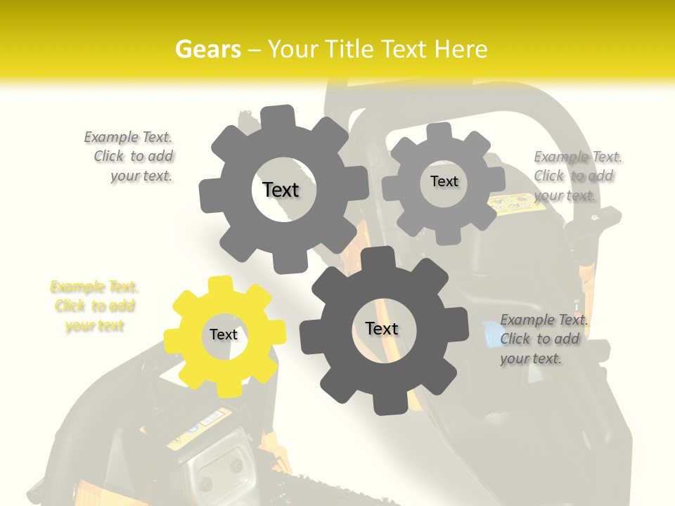 Equipment Lumberjack Sharp PowerPoint Template