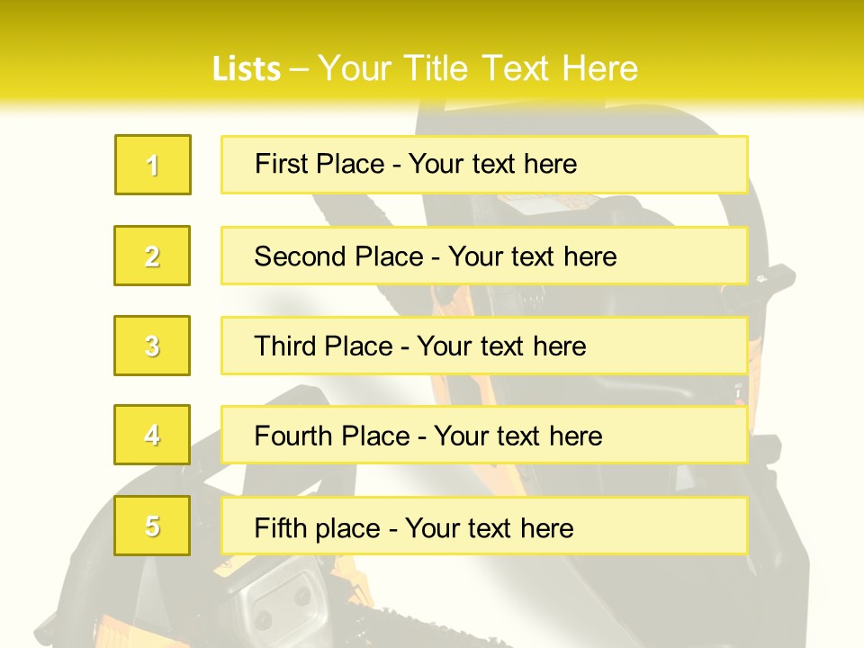 Equipment Lumberjack Sharp PowerPoint Template