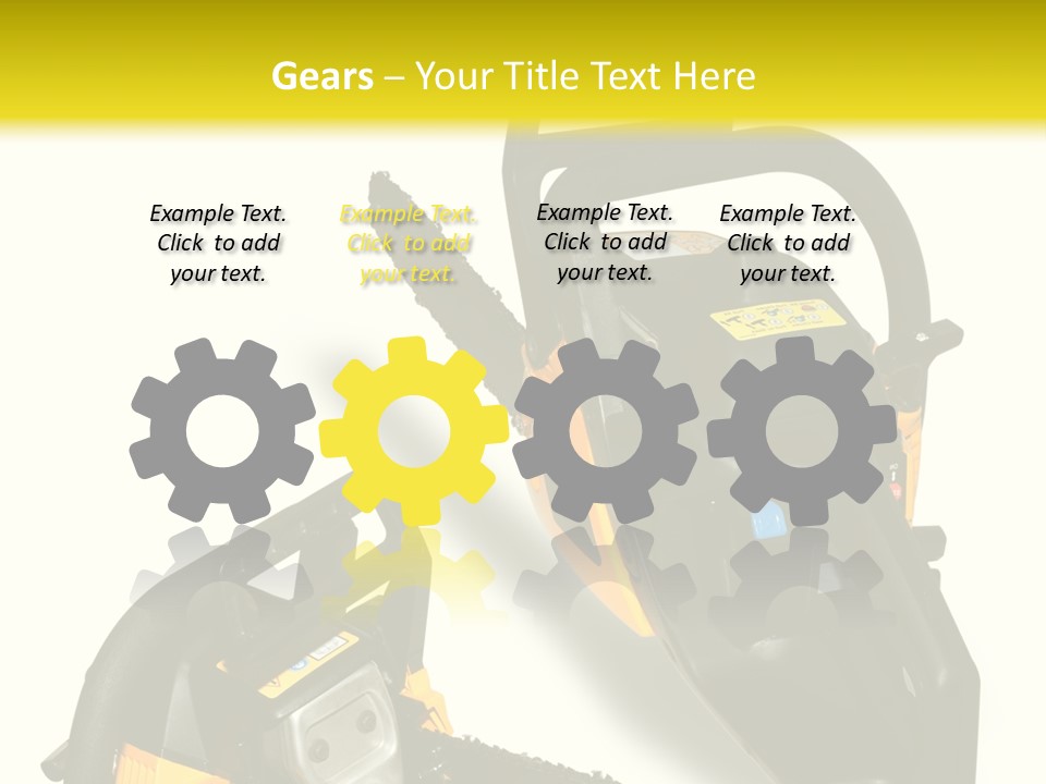 Equipment Lumberjack Sharp PowerPoint Template