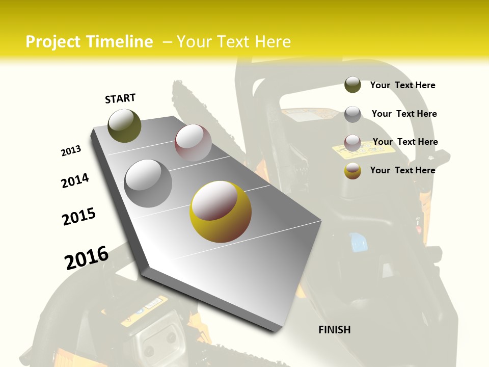 Equipment Lumberjack Sharp PowerPoint Template