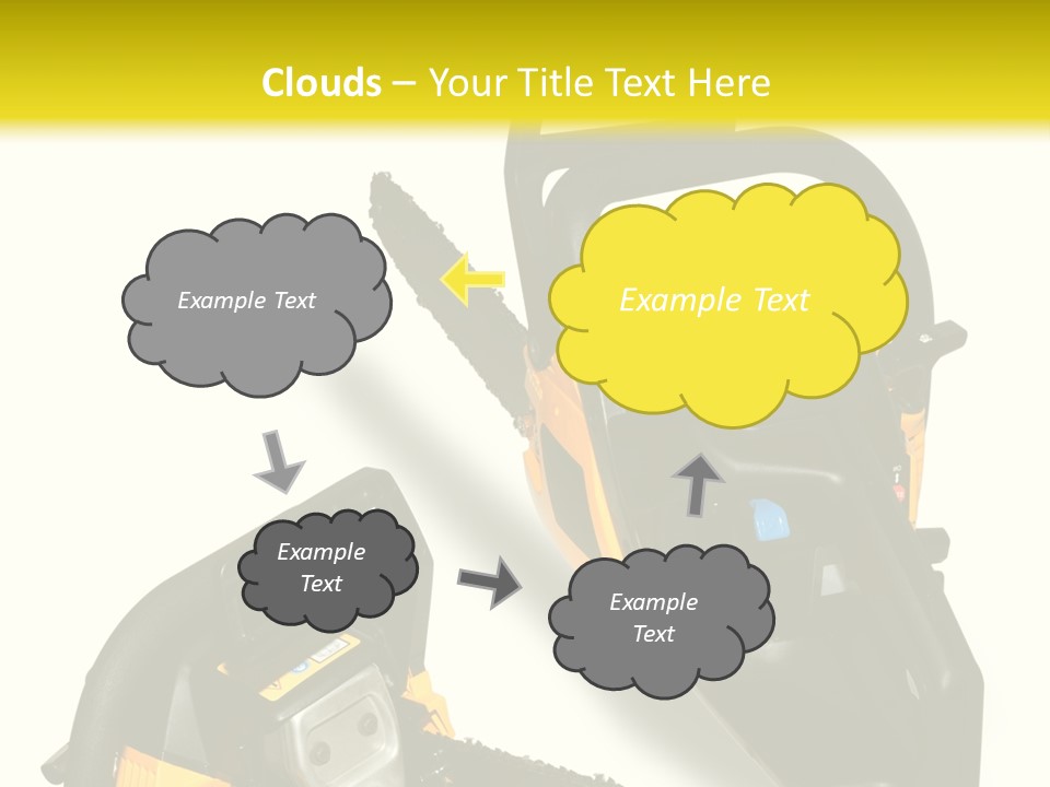 Equipment Lumberjack Sharp PowerPoint Template