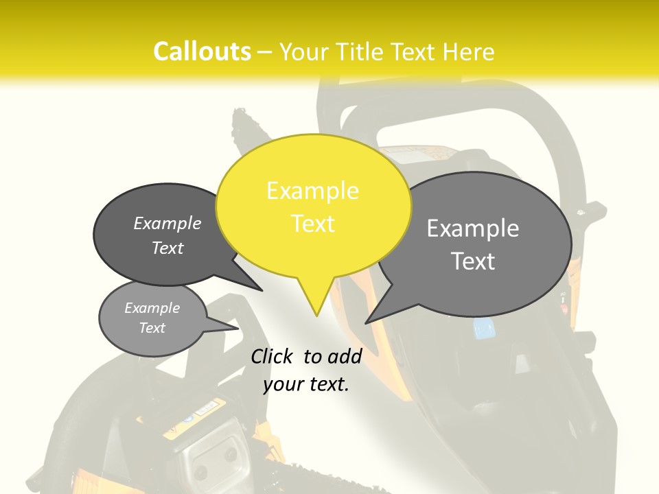 Equipment Lumberjack Sharp PowerPoint Template