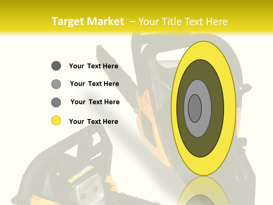 Equipment Lumberjack Sharp PowerPoint Template