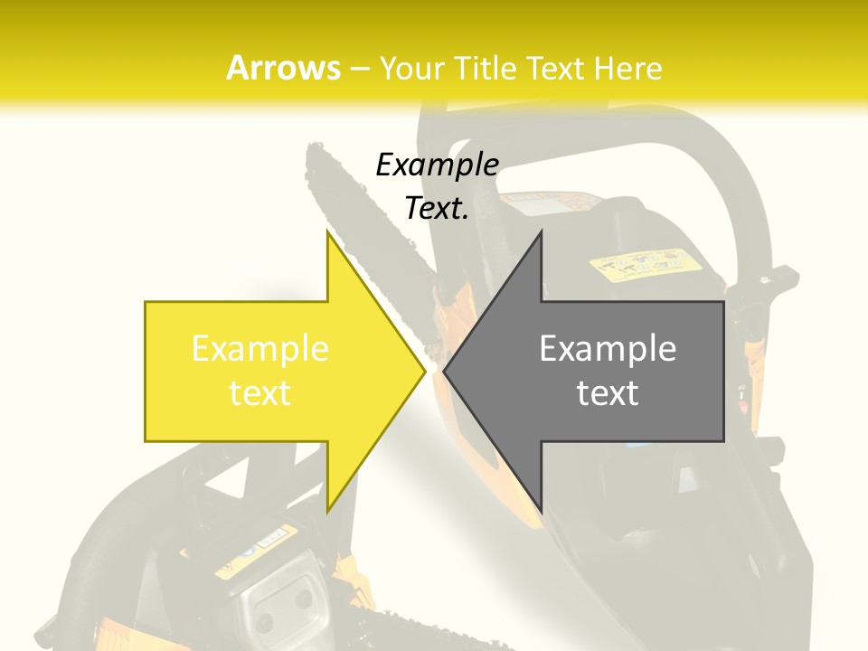 Equipment Lumberjack Sharp PowerPoint Template