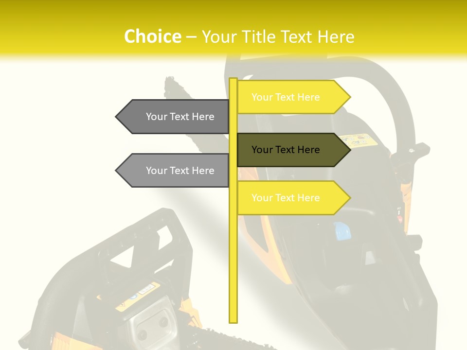 Equipment Lumberjack Sharp PowerPoint Template