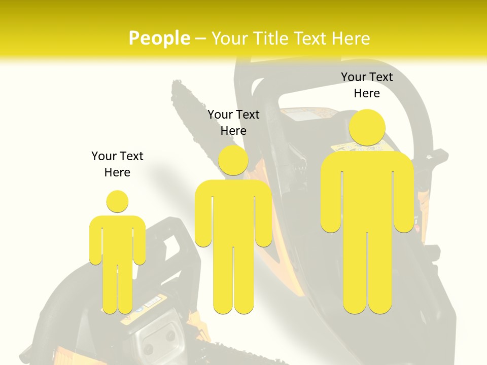 Equipment Lumberjack Sharp PowerPoint Template