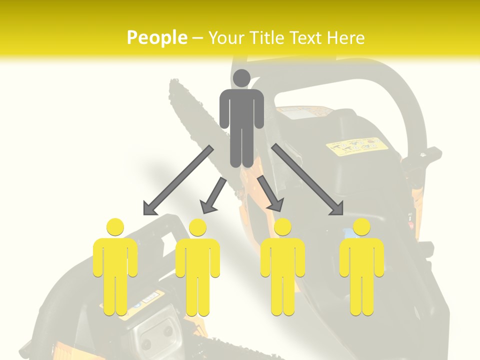 Equipment Lumberjack Sharp PowerPoint Template