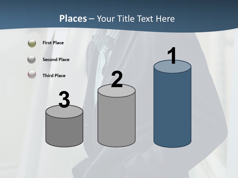 Male Young Outdoor PowerPoint Template