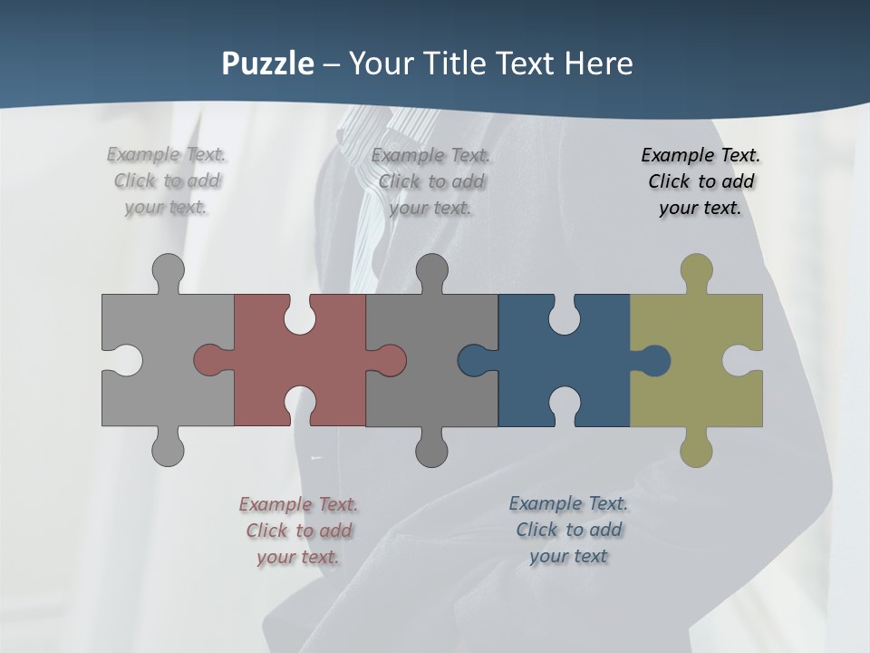 Male Young Outdoor PowerPoint Template