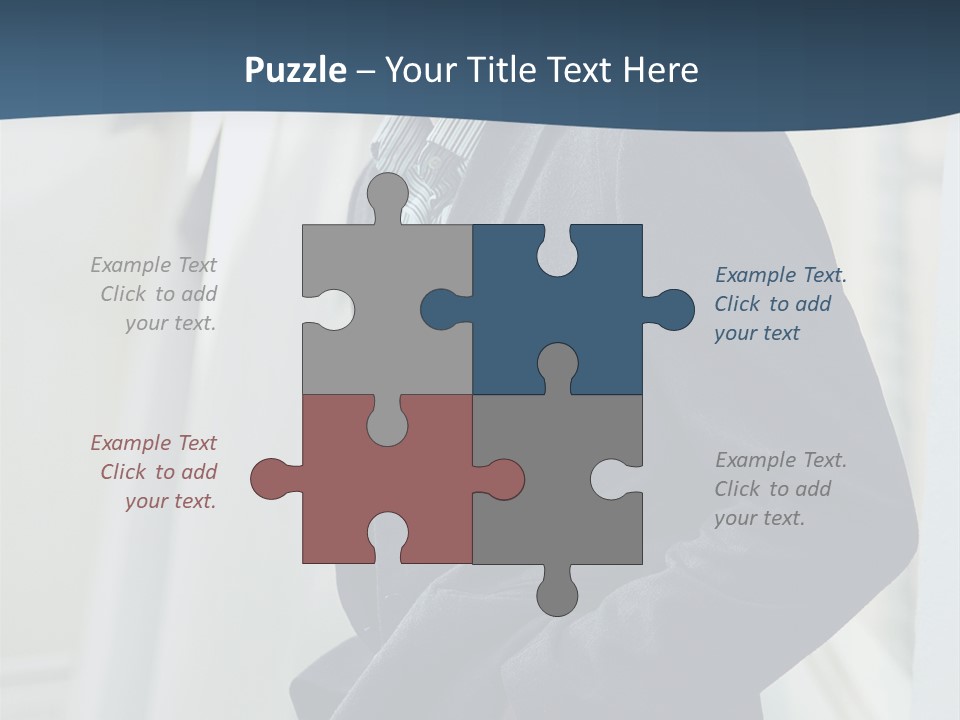 Male Young Outdoor PowerPoint Template