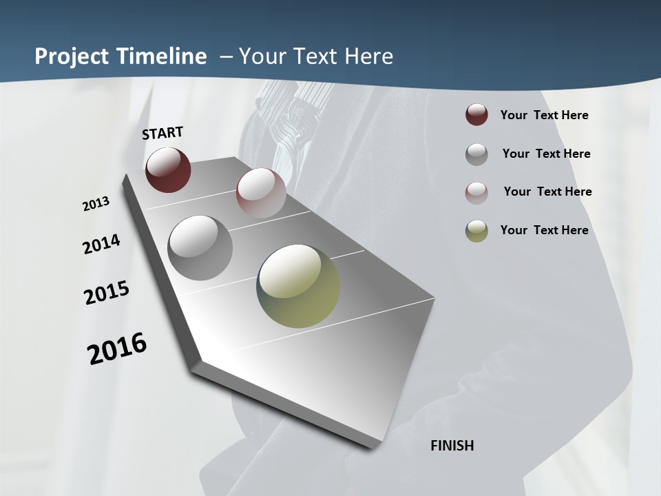 Male Young Outdoor PowerPoint Template